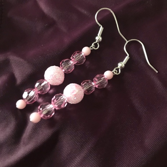 handmade Jewelry - Brand New! Pretty in Pink Earrings- handmade
